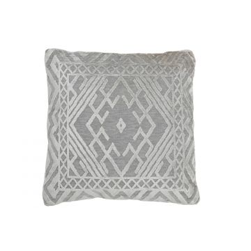 Coussin vende polyester argent