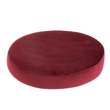 Assise pour support textile rouge