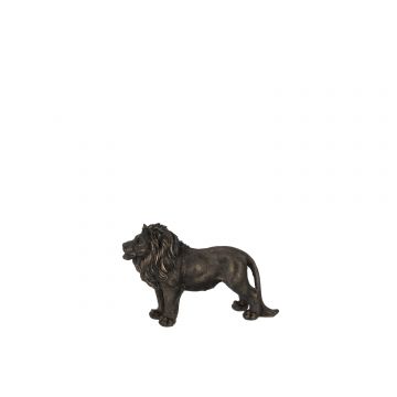 Lion poly bronze small