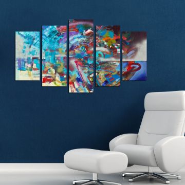 Charm MDF Painting Set | 5 Pieces | Multicolor
