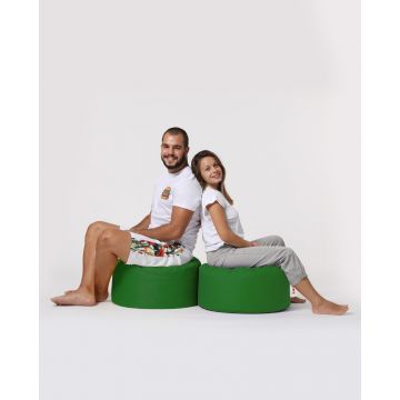 Del Sofa Pouffe | Vert | Waterpr. | Styrofoam Haute Densité