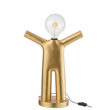 Lampe maurice poly or