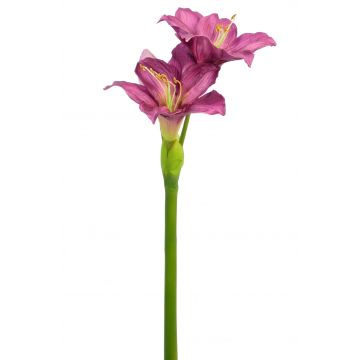 Amaryllis plastique violet 86 cm