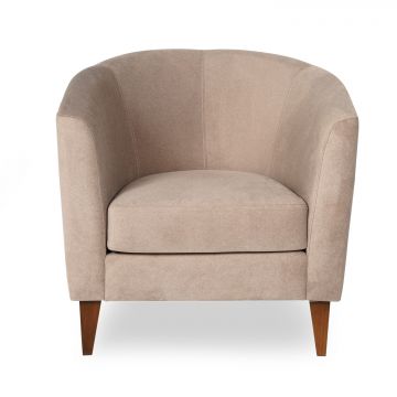 Del Sofa Atelier Wing Chair in Cream Linen