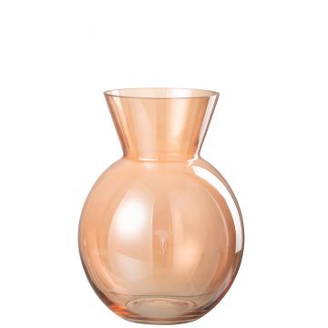 Vase lucy verre orange large