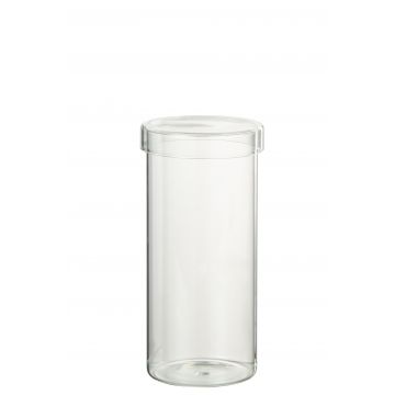 Pot en verre lisa verre transparent large