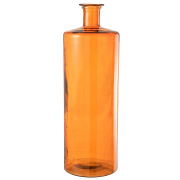 Vase large verre orange large