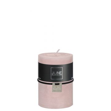 Bougie cylind rose poudre m -48h