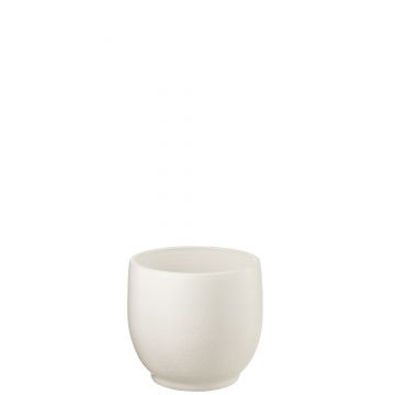 Cachepot ying ceramique blanc small