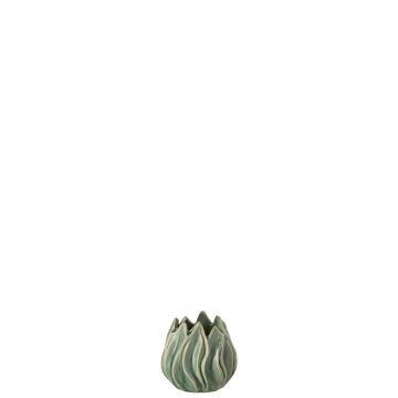 Vase ivy pierre vert extra small
