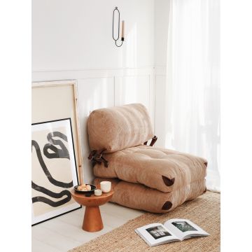Atelier Del Sofa Canapé-lit 1 place | Velours côtelé | 100% polyester