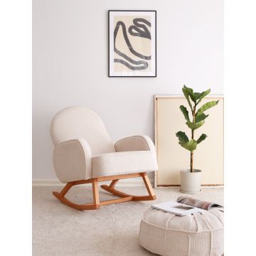 Atelier Del Sofa Wing Chair | Velvet Corduroy | Blanc