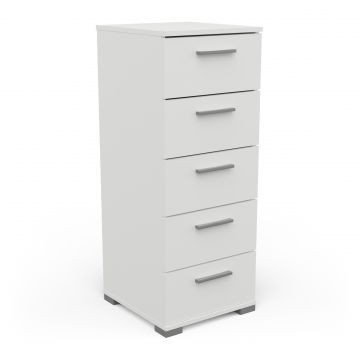 Meuble à tiroirs Izzy | 41,9 x 39,8 x 101,8 cm | Blanc