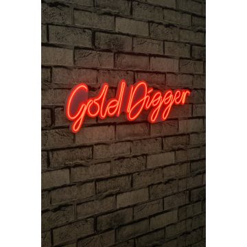 Néon Gold Digger - Série Wallity - Rouge