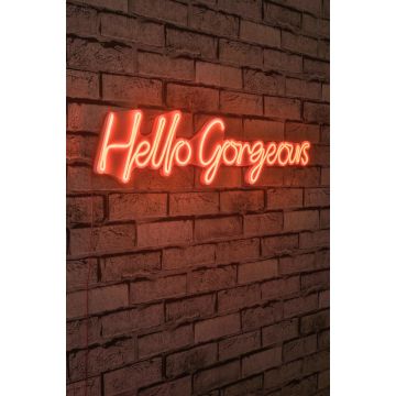 Néons Hello Gorgeous - Série Wallity - Orange