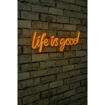 Néons Life Is Good - Série Wallity - Orange