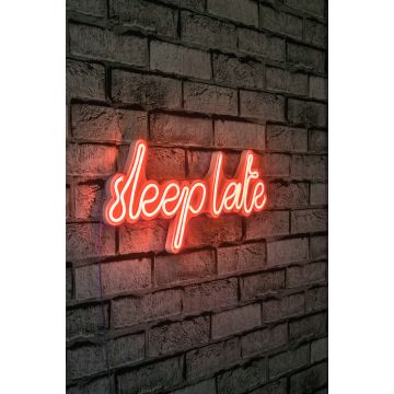 Néon Sleep Late - Série Wallity - Rouge