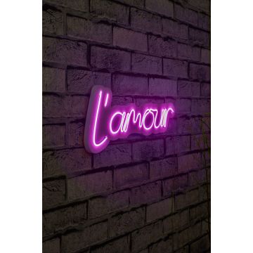 Neon light l'amour - Série Wallity - Rose