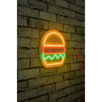 Néon hamburger - Série Wallity - Multicolore