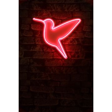 Colibri néon - Série Wallity - Rouge