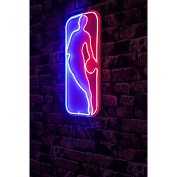 Néons logo NBA - Série Wallity - Bleu/rouge
