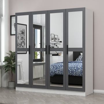 Armoire moderne anthracite | Woody Fashion Coated Board