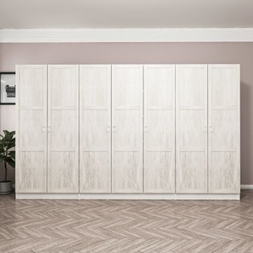 Armoire moderne blanche | Woody Fashion | 100% mélaminé