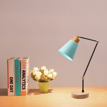 Lampe de table moderne turquoise - Décoration élégante et affirmée