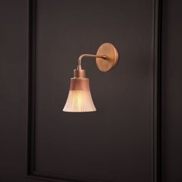 Lampe murale contemporaine en cuivre | Décor épuré et sophistiqué