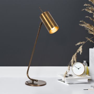 Lampe de table moderne | Design épuré et sophistiqué | Couleur vintage | 55cm de haut