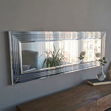Locelso Silver Mirror 120x40x2 cm | 100% MDF