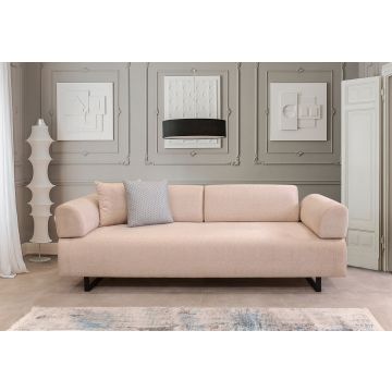 Canapé-lit 3 places | Design confortable et élégant | Beige