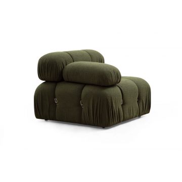 Atelier Del Sofa 1-Seat Green Sofa | Beech Wood Frame | 100% Polyester Fabric