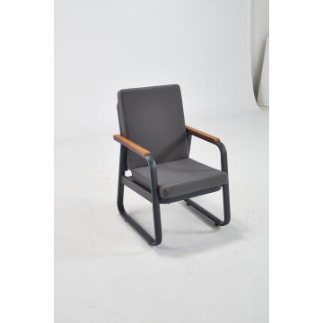 Chaise de jardin Woody Fashion - Structure 100% ALUMINIUM, couleur bois