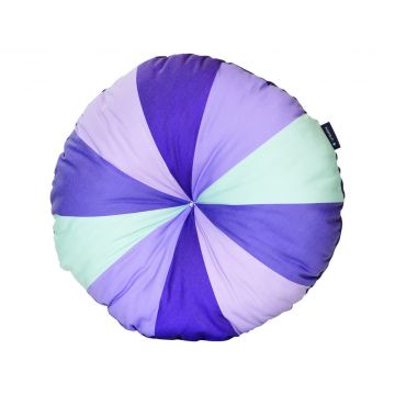 Coussin rond - violet
