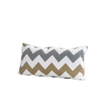 Coussin 30x60 - zigzag taupe