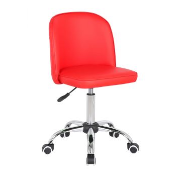 Chaise de bureau Co sans accoudoir - rouge
