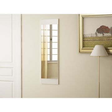 Furny Home Miroir décoratif en bois | 18mm 35cm x 120cm x 1 | Blanc