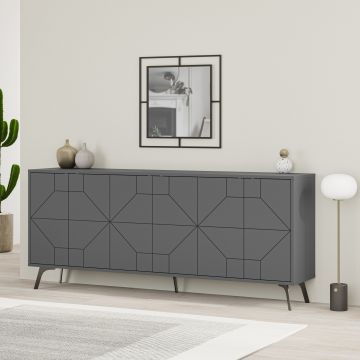 Woody Fashion Console | Anthracite | Epaisseur 18mm