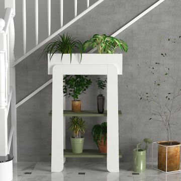 Talon Plant Stand | 18mm Thick | 60cm Width | White Green