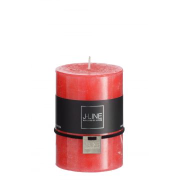 Bougie cylindrique rouge m 42h