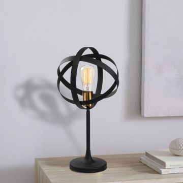 Opviq Lampe de table | Corps en métal | Diamètre 24 cm | Hauteur 50 cm