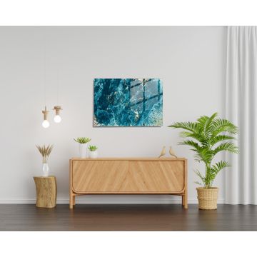 Tableau en verre trempé Bozeman | 70x100cm | Multicolore