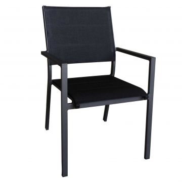 Chaise de jardin Caprice - noir 