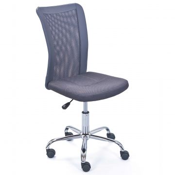 Chaise de bureau Eva sans accoudoir - gris foncé