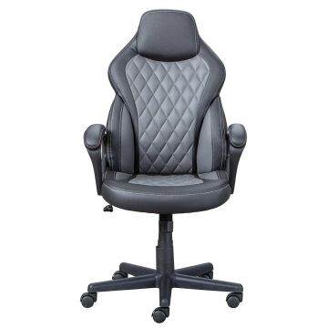 Chaise de bureau Ando - noir/ gris