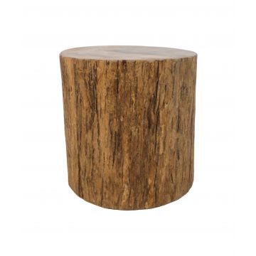 Table d'appoint tronc d'arbre Root Ø45cm bois de teck-naturel