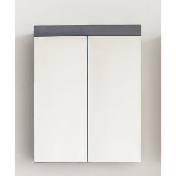 Armoire de toilette Amanda | 60 x 17 x 77 cm | Agave Grey