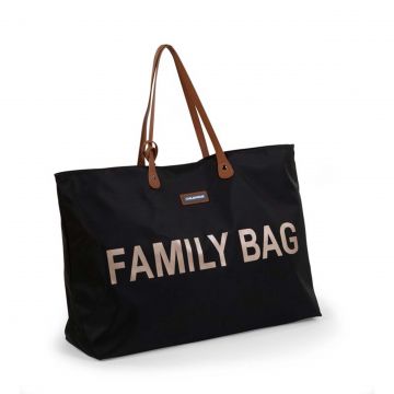 Sac à langer Family Bag - noir/or