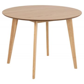 Table de salle à manger Roxby Ø105 cm - chêne